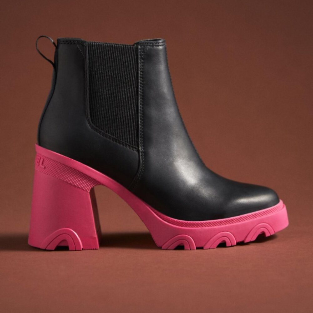 SOREL Brex™ Waterproof Platform Block Heel Chelsea Boot (Women) - NEW - Picture 9 of 9
